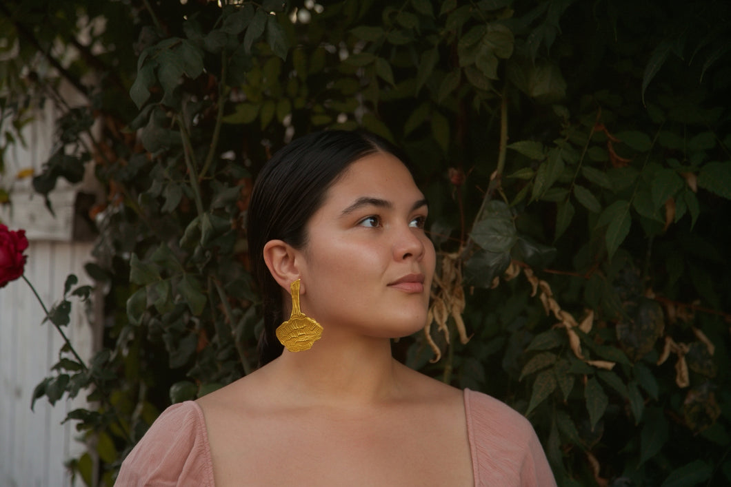 Cempasúchil earrings